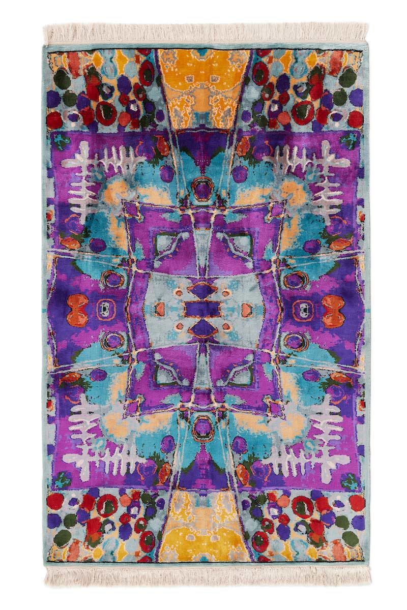 INDIGO SILK RUG