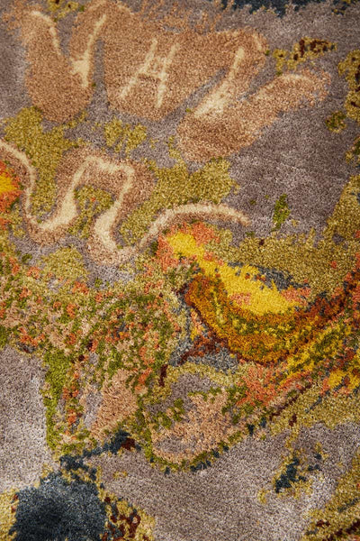 GOLDEN THREADS SILK RUG