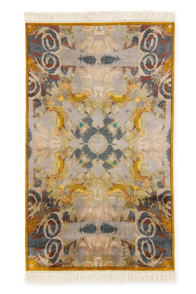GOLDEN THREADS SILK RUG